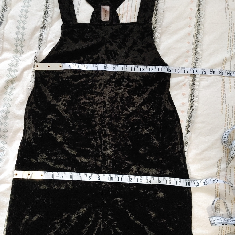 Smash + Tess black velvet romperalls size XS - Picture 13 of 15